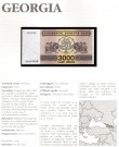 Georgia: 3000 Laris 1993, kv. 0 (Nr.8), bakark medfølger thumbnail