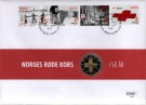 Myntbrev. Nr. 203, Norges Røde Kors 150 år thumbnail