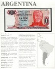 Argentina: 1 Peso 1983-84, #311a, kv. 0 (Nr.48), bakark medfølger thumbnail
