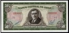 Chile: 50 Ecudos (1962-1975) ND, #140b, kv. 0 (Nr.52), bakark medfølger thumbnail