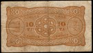 10 kr 1939 Z, kv.  svak 1- (Nr. 2822) rift 2,5cm nede til venstre thumbnail