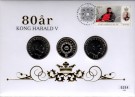 Myntbrev. Nr. 228, Kong Harald V 80 år thumbnail