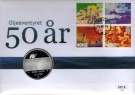 Myntbrev. Nr. 204, Oljeeventyret 50 år (SØLV) thumbnail