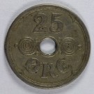 25 øre 1924, HCN, Kv. 1/1+, / Danmark thumbnail