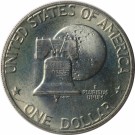 One Dollar 1976 (1776-1976), Eisenhower, Variant 2, kv.1+/01 thumbnail