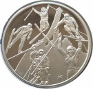 Myntbrev. Nr. 119,  Norges Skiforbund 100 År (Sølv) thumbnail
