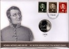 Myntbrev. Nr. 125,  Henrik Wergeland 200 år (Sølv) thumbnail