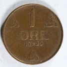 1 øre 1929, kv. 1+ thumbnail