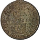 17. Mai. 1894, Sittende kvinne JA.21, Forsølvet bronse m/hempe thumbnail