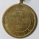 17. Mai. 1914, Eidsvollsbygningen, JA.66, Forgylt bronse m/hempe (1) thumbnail