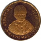 17. Mai. 1911., Kronprins Olav, JA.54, Forgylt Bronse m/bånd  thumbnail