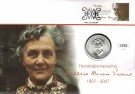 Myntbrev. Nr. 115,  Halldis Moren Vesaas 1907-2007 (Sølv) thumbnail
