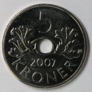 5 kroner 2007 , kv. 0 thumbnail