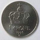 1 krone 1996 , kv. 0 thumbnail