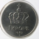 1 krone 1987 , kv. 0 thumbnail
