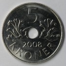 5 kroner 2008 , kv. 0 thumbnail