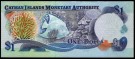 Caymanøyene: 1 Dollar 1998 C/2, #21b, kv.01 (Nr.164), bakark medfølger thumbnail