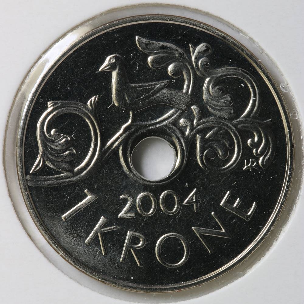 Eksempelbilder, Metall: Kobbernikkel, Brutto: 4,35 gram, Diameter: 21mm