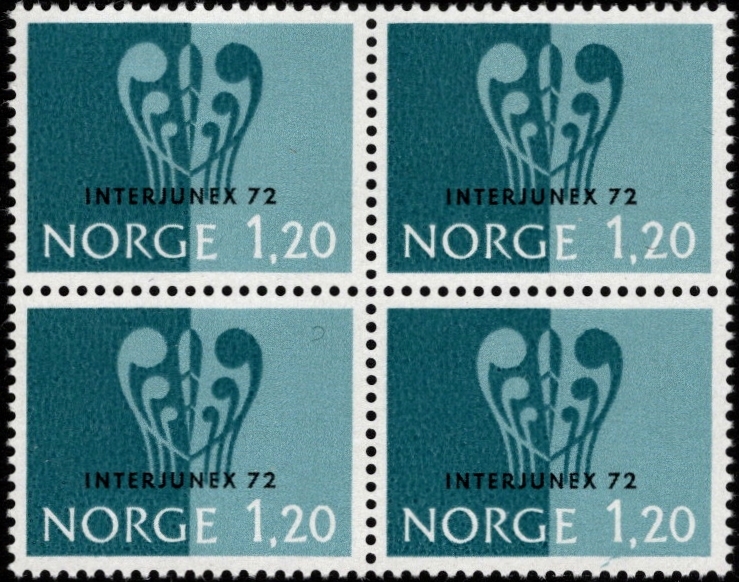 Nederste frimerke til høyre er variant v1