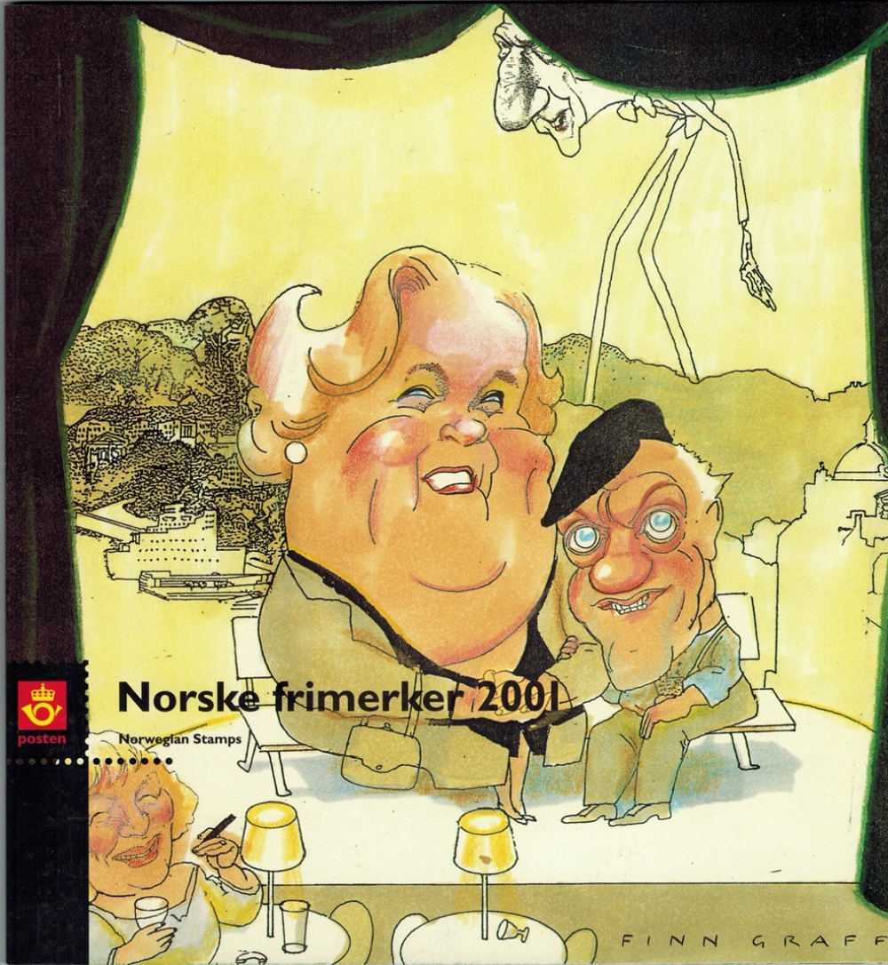 Med postfriske frimerker, hele året komplett.
