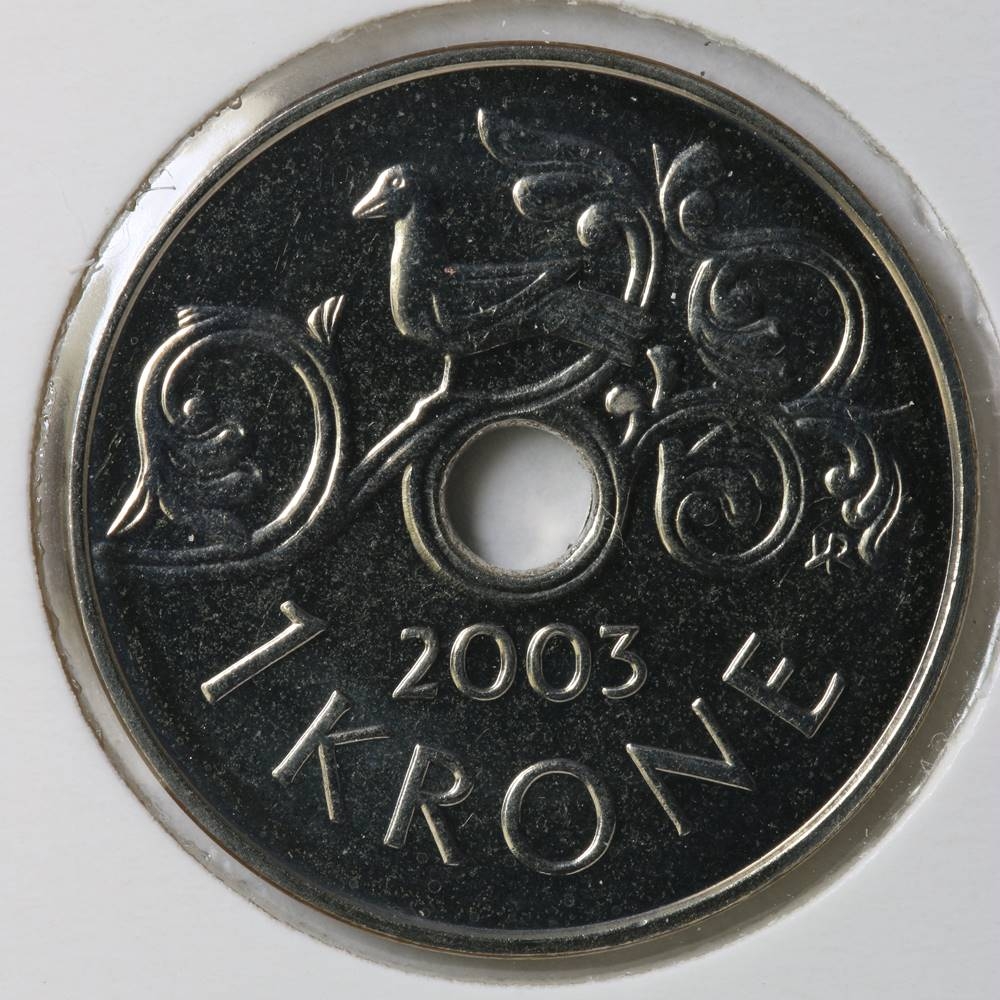 Eksempelbilder, Metall: Kobbernikkel, Brutto: 4,35 gram, Diameter: 21mm