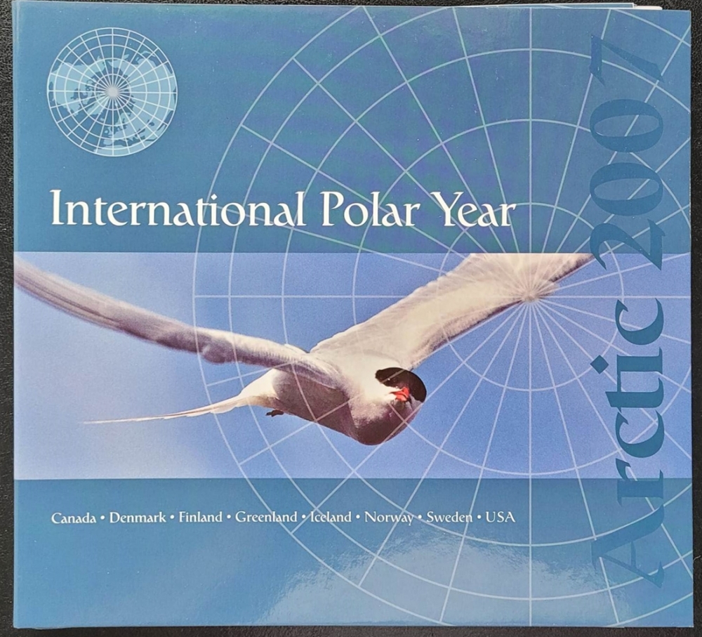 Jubileumsbok fra Post Greenland: International Polar Year, Arctic 2007: Utgivelser fra 8 forskjellige land.